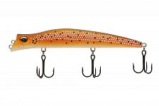 Фото воблер kyoda pocky minnow-130f, длина 130 мм, вес 17,5  гр, цвет p2279 заглубление 0,1 - 0,2 м.