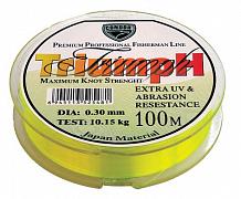 Фото triumph d-0,20 мм, l-100 м,  разрывная нагрузка 4,95 кг, fluo (10 шт)