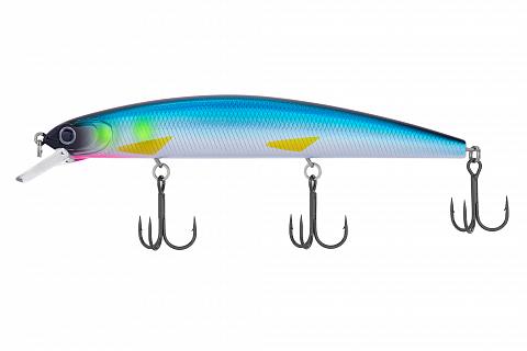 Фото воблер kyoda vision minnow-130sp, длина 130 мм, вес 21  гр, цвет p2469 заглубление 0 - 2 м.