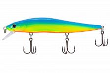 Фото воблер kyoda pre-stun minnow-110f, длина 11,0 см, вес 13,0 гр, цвет p1708, заглубление 0-1,0 м