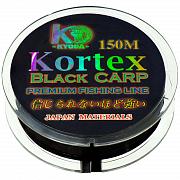 Фото kortex black carp d-0,35 мм, l-150 м, цвет чёрный, разрывная нагрузка 9,66 кг (6 шт/упак)