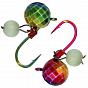 Фото шар фигурный с ушком d 3,0 мм, вес 0,24 гр, безмотылка,  радужный кошачий глаз /10 шт/