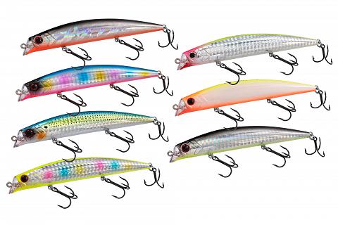 Фото воблер kyoda veron minnow-120f, длина 120 мм, вес 17  гр, цвет p2206, заглубление 0,1-0,6 м