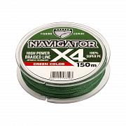 Фото navigator x4 d-0,20 мм, l-150 м, цвет зеленый, разрывная нагрузка 14,90 кг