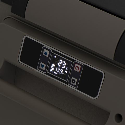 Фото автохолодильник kyoda cf35h, двухкамерный, объем 35 л, вес 12,1 кг