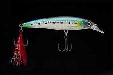 Фото воблер kyoda luck minnow-100su, длина 10 см, вес 15 гр, цвет p94, заглубление 1,0-1,2 м.