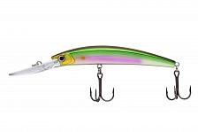 Фото воблер kyoda pelipper minnow-110f, длина 110 мм, вес 16,5  гр, цвет p1244 заглубление 0- 3 м.
