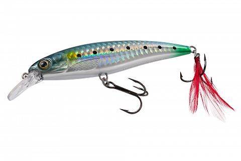Фото воблер kyoda luck minnow-100su, длина 10 см, вес 15 гр, цвет p94, заглубление 1,0-1,2 м.