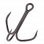 Фото крючок-тройник condor treble hook (23108) №6 bn (15 шт/упак)