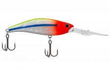 Фото воблер kyoda sharp minnow-75f, длина 7.5 см, вес 12.0 гр, цвет p1570, заглубление 1.5-4 м.