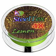 Фото steeltex lemon 4x d-0,18 мм, l-150 м, цвет лимон, разрывная нагрузка 11,60 кг