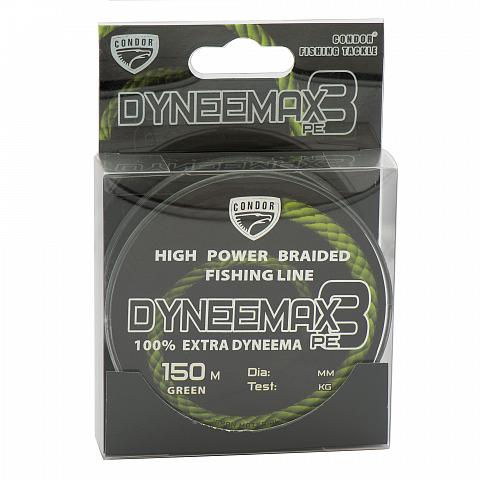 Фото dyneemax 8 d-0,260 мм, l-150 м, цвет зеленый, разрывная нагрузка 22,50 кг