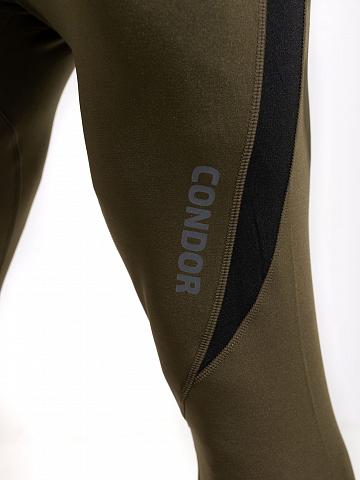 Фото термобелье "condor", "thermo24", нательное, комплект, полиэстр 92%, спандекс 8%, цвет хаки, р-р 3xl