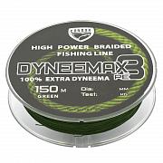 Фото dyneemax 8 d-0,400 мм, l-150 м, цвет зеленый, разрывная нагрузка 42,00 кг